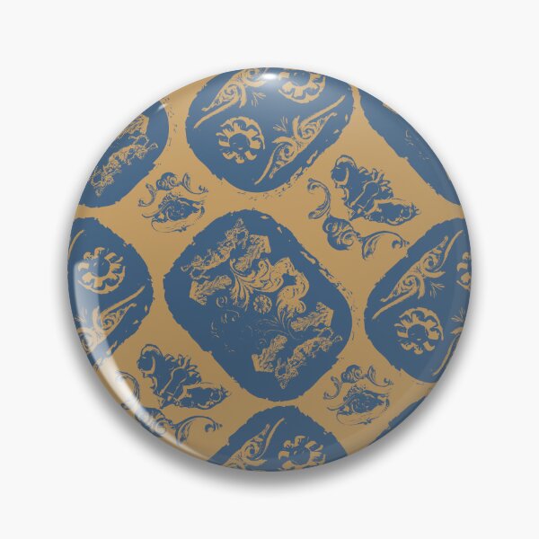 Item preview, Antique Furniture Decorations Scatter Blue & Tan designed and sold by Digitalmyth's Designs.