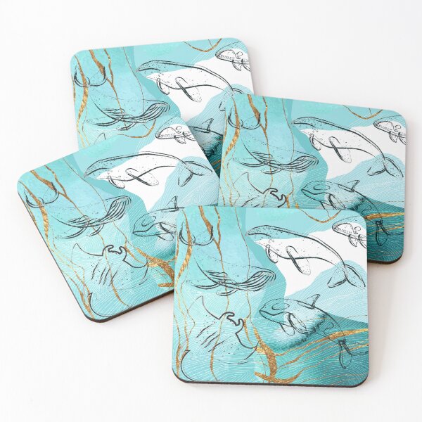 Item preview, WHALES AND MANTAS DANCE designed and sold by PAPEFOLIA.