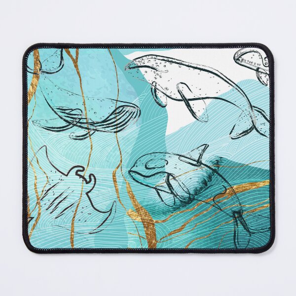 Item preview, WHALES AND MANTAS DANCE designed and sold by PAPEFOLIA.