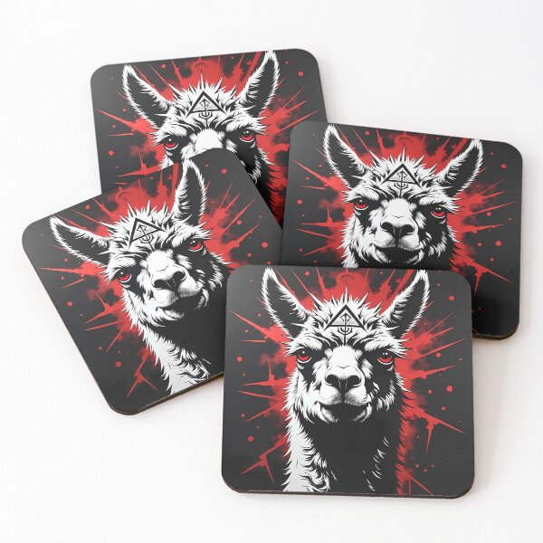 Item preview, Fierce Alpaca Attitude Stencil designed and sold by BRANDONWEI.