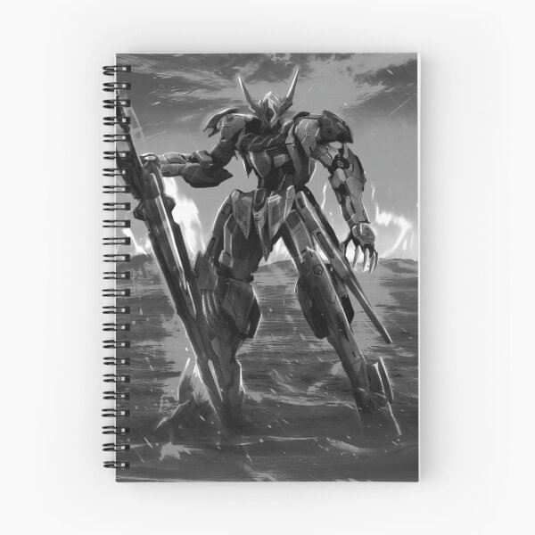 Item preview, black white Barbatos Gundam lupus tekkadan on fire mars  designed and sold by sabartgunpla.