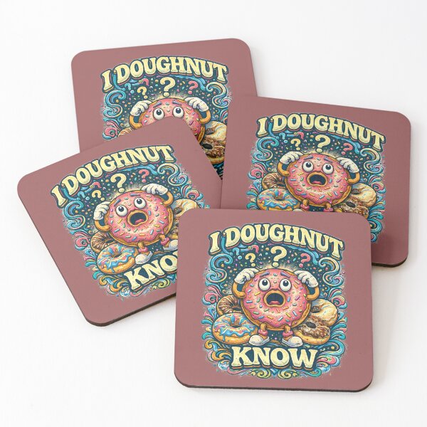 Item preview, I Doughnut Know – Funny Donut Pun Design designed and sold by BB Design Garage.
