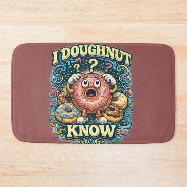 Item preview, I Doughnut Know – Funny Donut Pun Design designed and sold by BB Design Garage.
