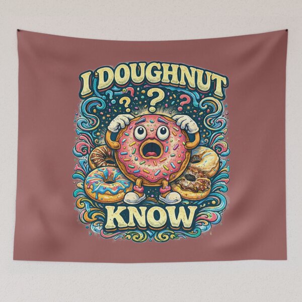 Item preview, I Doughnut Know – Funny Donut Pun Design designed and sold by BB Design Garage.