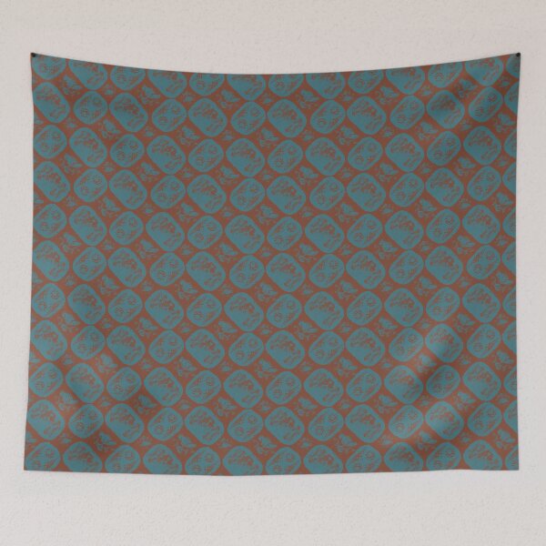 Item preview, Antique Furniture Decorations Scatter Teal & Rush designed and sold by Digitalmyth's Designs.