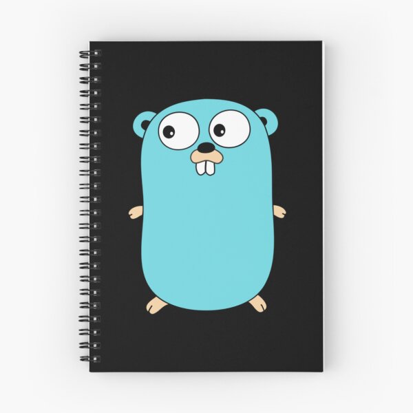 Item preview, The Go Gopher Official Golang Logo (Black)  designed and sold by S--designer.