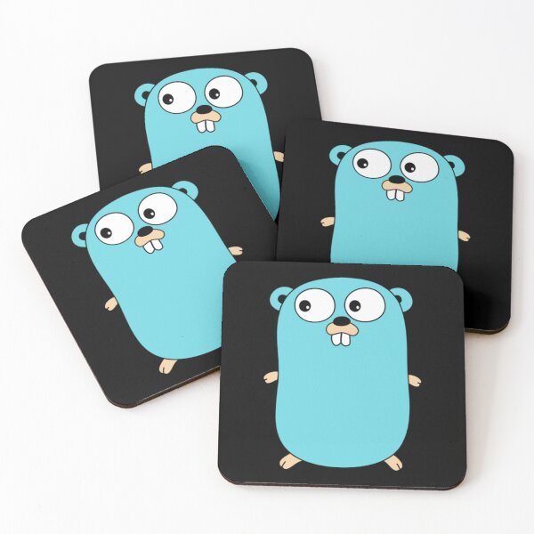 Item preview, The Go Gopher Official Golang Logo (Black)  designed and sold by S--designer.