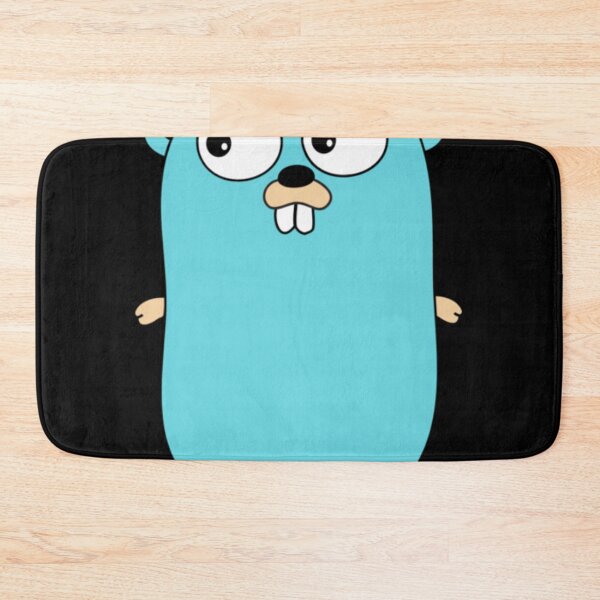 Item preview, The Go Gopher Official Golang Logo (Black)  designed and sold by S--designer.