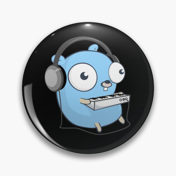Artikelvorschau, Die Golang-Maskottchenmusik (Black Edition) Klassiker entworfen und verkauft von S--designer.