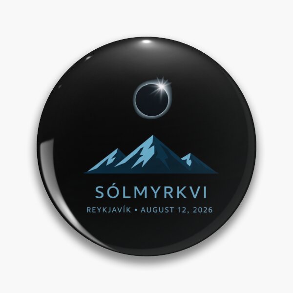 Item preview, Iceland Solar Eclipse 2026 - Minimalist Nordic Eclips designed and sold by 97Ts.