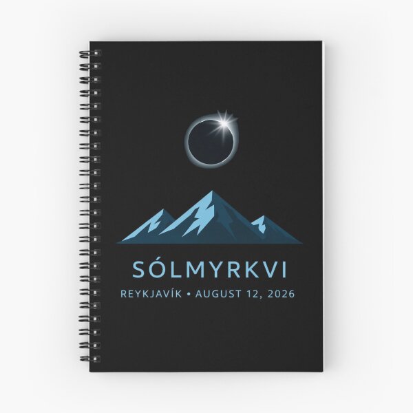Item preview, Iceland Solar Eclipse 2026 - Minimalist Nordic Eclips designed and sold by 97Ts.