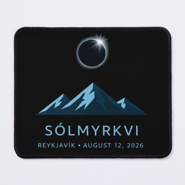 Item preview, Iceland Solar Eclipse 2026 - Minimalist Nordic Eclips designed and sold by 97Ts.