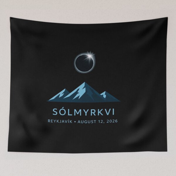 Item preview, Iceland Solar Eclipse 2026 - Minimalist Nordic Eclips designed and sold by 97Ts.