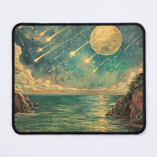 Item preview, Meteor Shower Cove Twilight Large Moon designed and sold by TheBohemianLark.