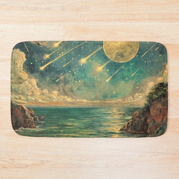 Item preview, Meteor Shower Cove Twilight Large Moon designed and sold by TheBohemianLark.