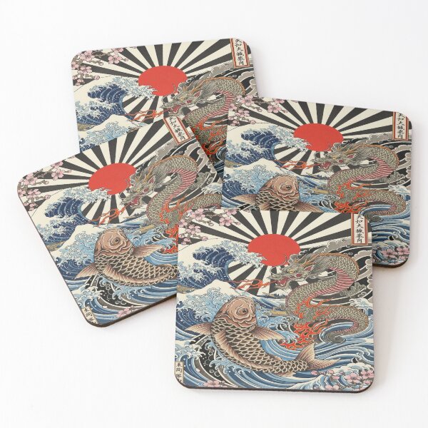 Item preview, Legend of the Dragon and Koi | designed and sold by StylZthetic.