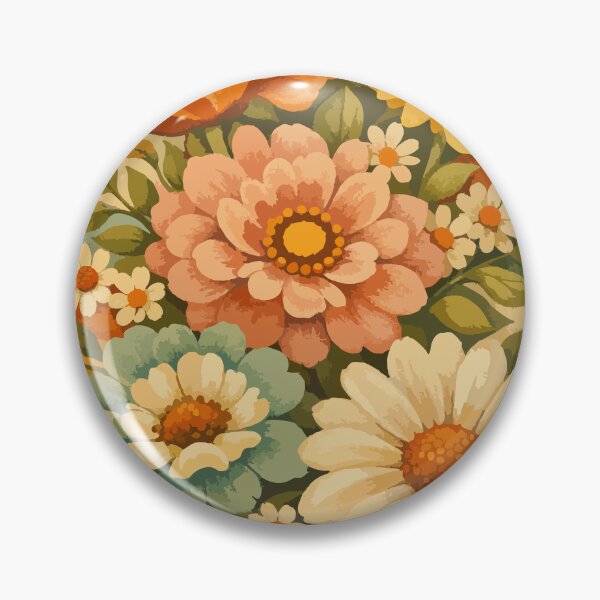 Item preview, 70s Retro Boho Floral Bouquet designed and sold by Far Out Goods.
