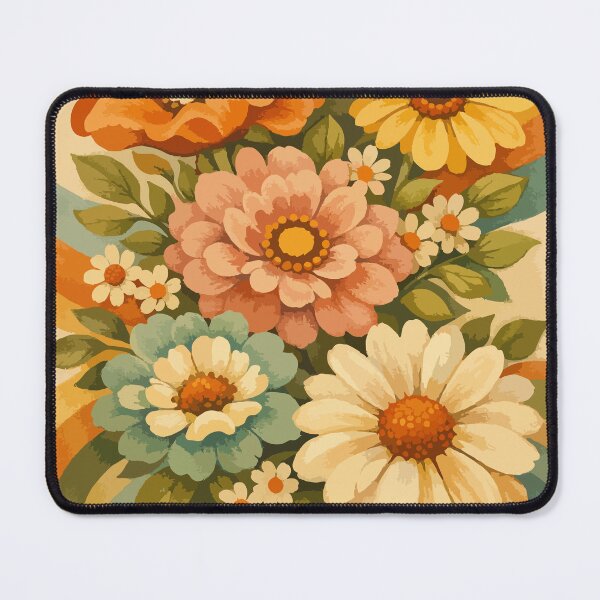 Item preview, 70s Retro Boho Floral Bouquet designed and sold by Far Out Goods.
