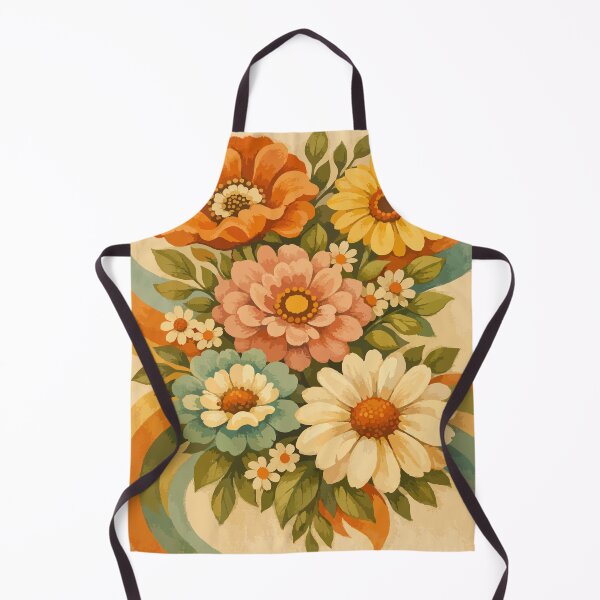Item preview, 70s Retro Boho Floral Bouquet designed and sold by Far Out Goods.