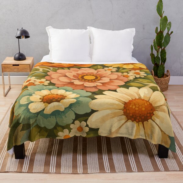 Item preview, 70s Retro Boho Floral Bouquet designed and sold by Far Out Goods.