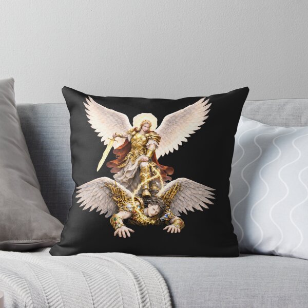 Item preview, War in Heaven – Archangel Michael Casts Down Lucifer | Revelation 12 Art designed and sold by Dexters Inspiring Creations.
