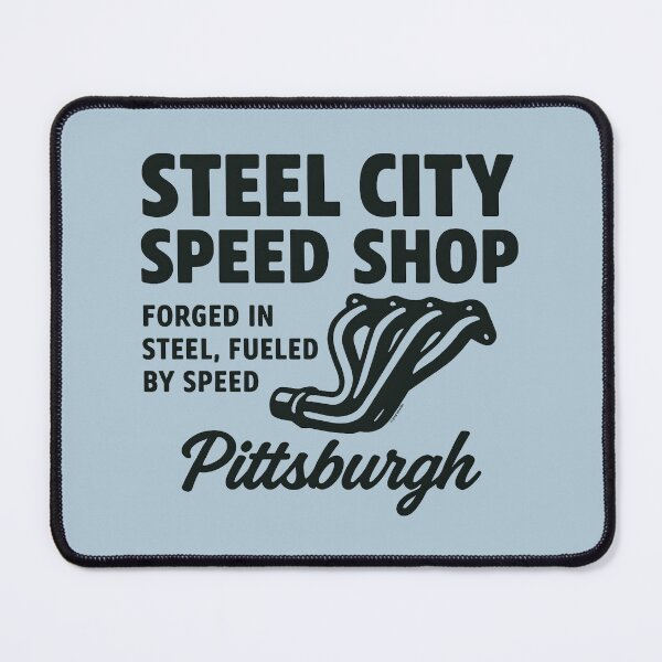 Item preview, Steel City Speed Shop – Forged in Steel, Fueled by Speed designed and sold by Automotive Art by Greg.