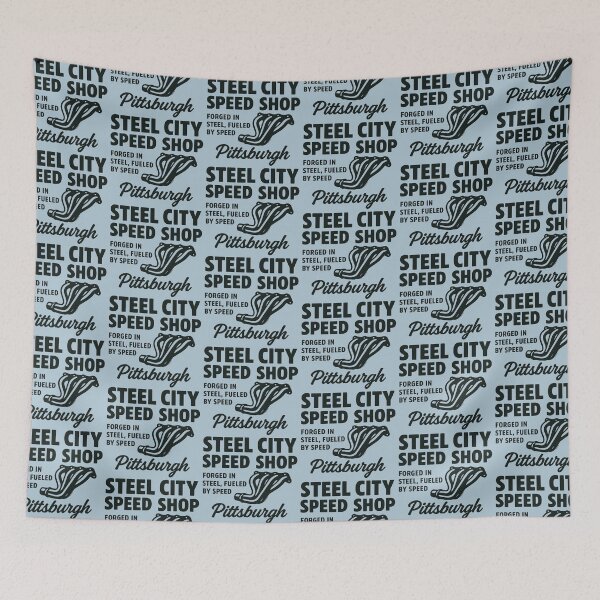 Item preview, Steel City Speed Shop – Forged in Steel, Fueled by Speed designed and sold by Automotive Art by Greg.