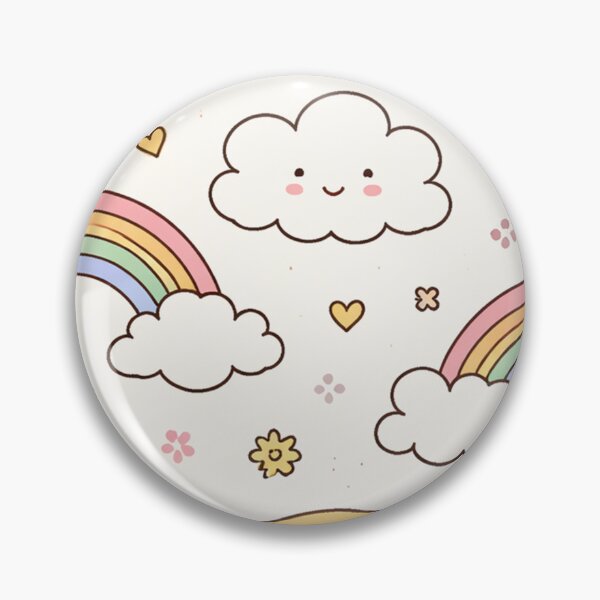 Item preview, Cute Rainbow Cloud Pattern designed and sold by SassyArtistry.