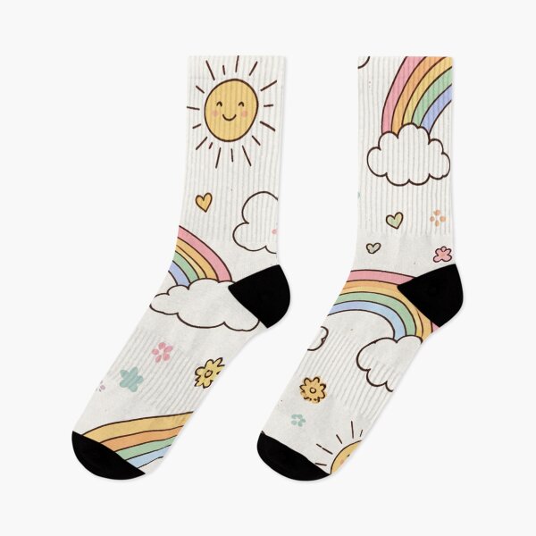 Item preview, Cute Rainbow Cloud Pattern designed and sold by SassyArtistry.