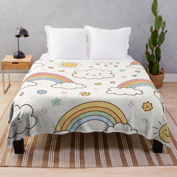 Item preview, Cute Rainbow Cloud Pattern designed and sold by SassyArtistry.