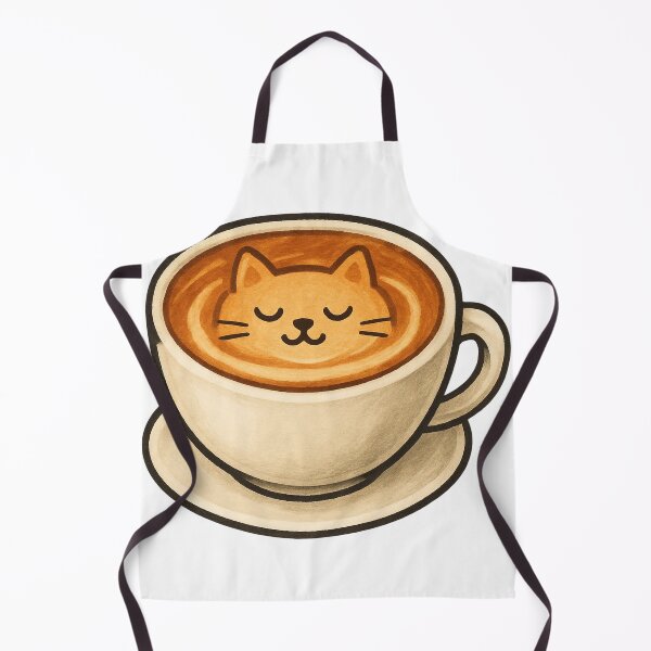 Item preview, Cute Cat Latte Coffee Art designed and sold by Lacritsa .