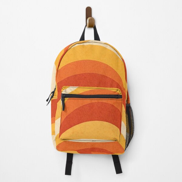 Item preview, Retro Orange Yellow Wave Pattern designed and sold by SassyArtistry.