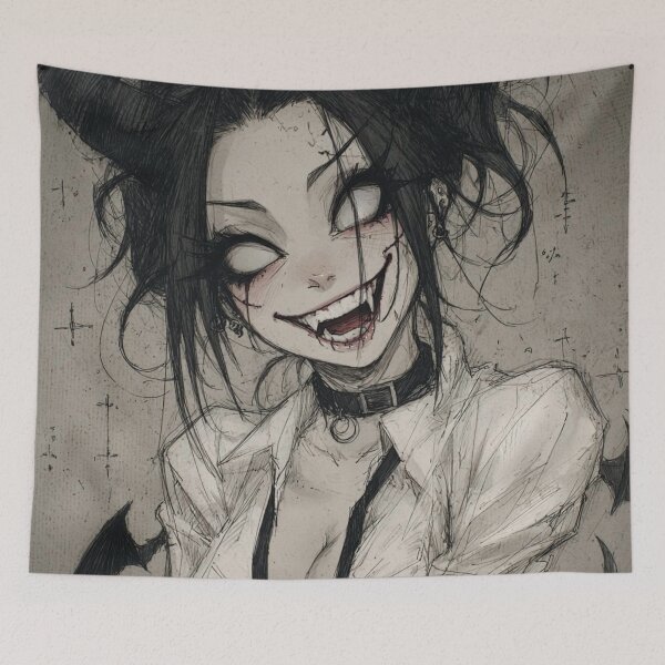 Item preview, goth sketch designed and sold by CursedbyLilith.