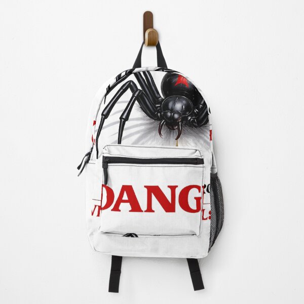 Item preview, Black Widow DANGER Shirt – Toxic Spider Warning Graphic Tee designed and sold by Japanese Bug Hunter.