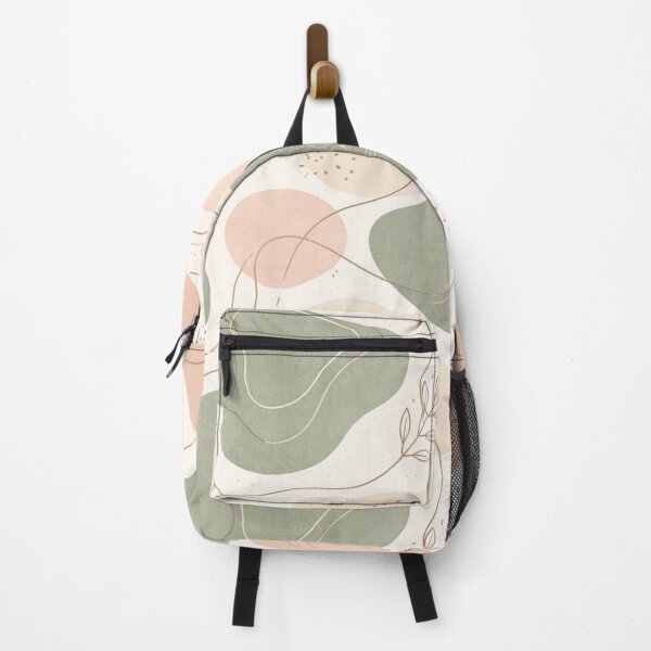 Item preview, Beige Sage Abstract Leaf Pattern designed and sold by SassyArtistry.