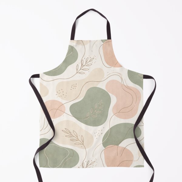 Item preview, Beige Sage Abstract Leaf Pattern designed and sold by SassyArtistry.