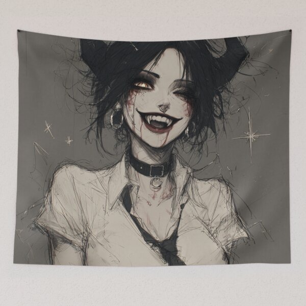 Item preview, goth sketch designed and sold by CursedbyLilith.
