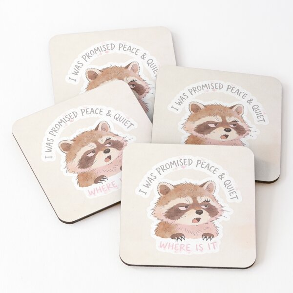 Item preview, Raccoon chaotic cute animal sticker designed and sold by Aadidonor.