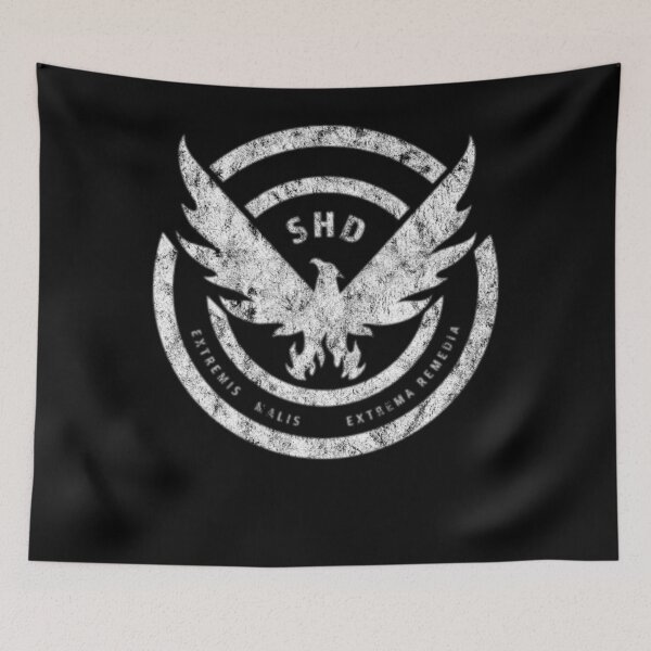 Item preview, The Division SHD Logo Distressed White  designed and sold by nobu-studios.
