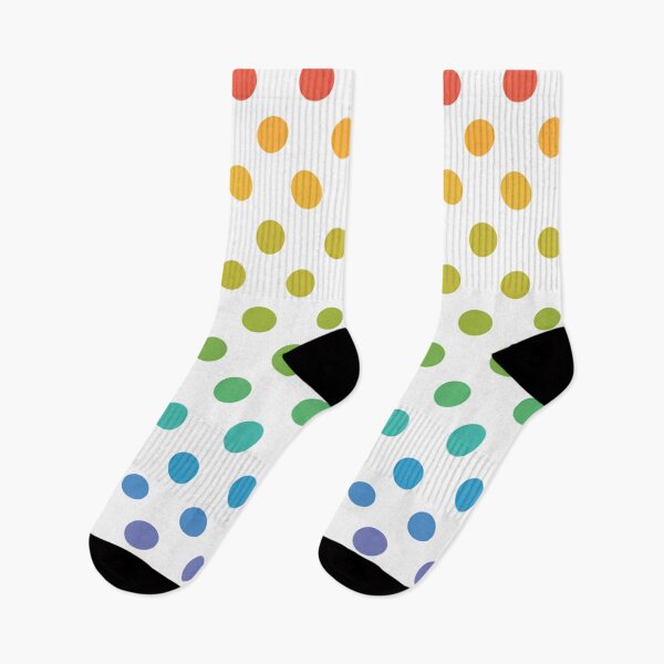 Item preview, Rainbow Polka Dot Pattern designed and sold by SassyArtistry.