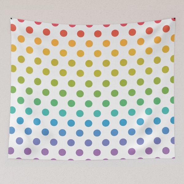 Item preview, Rainbow Polka Dot Pattern designed and sold by SassyArtistry.