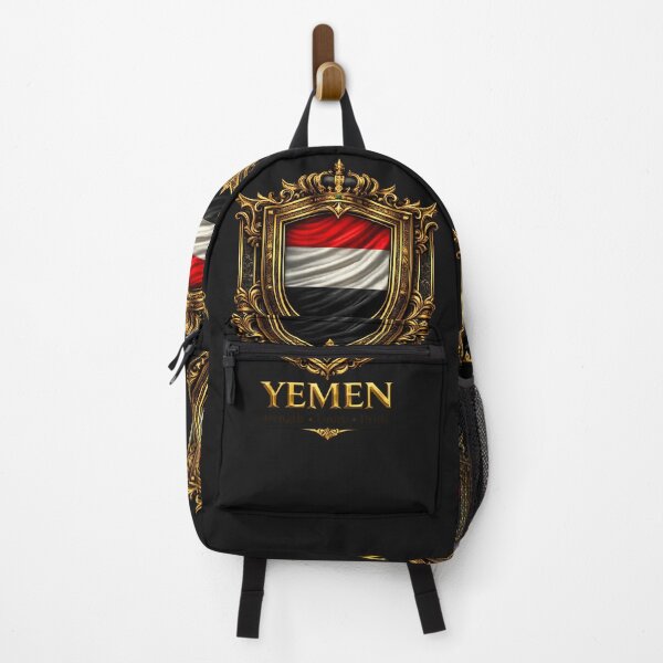 Item preview, Yemen Flag Royal Crest – Luxury Gold Emblem Arabian Pride Design designed and sold by Culture Atlas .