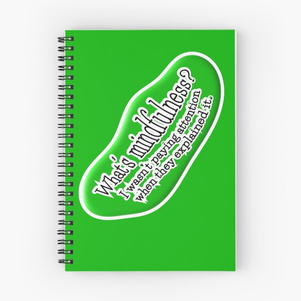 Item preview, What’s mindfulness? I wasn’t paying attention: green background designed and sold by mntimg.