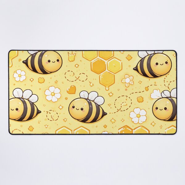 Item preview, Cute Bee Honeycomb Pattern designed and sold by SassyArtistry.