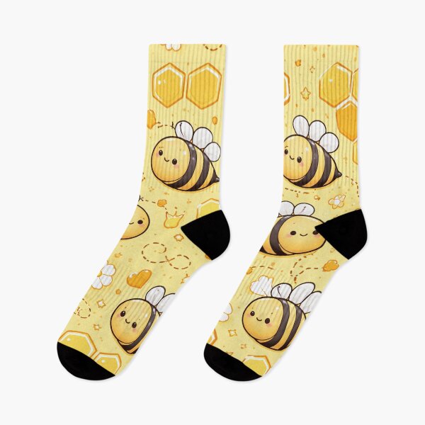 Item preview, Cute Bee Honeycomb Pattern designed and sold by SassyArtistry.