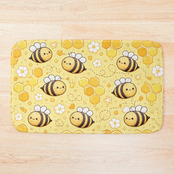 Item preview, Cute Bee Honeycomb Pattern designed and sold by SassyArtistry.