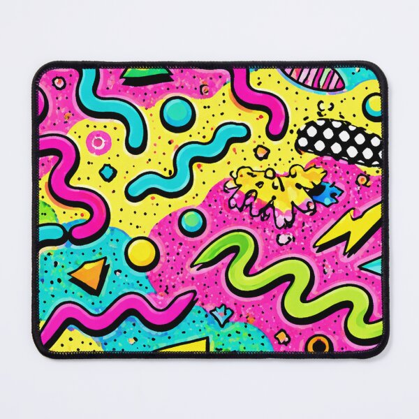 Item preview, 90s Neon Squiggle Pattern designed and sold by SassyArtistry.