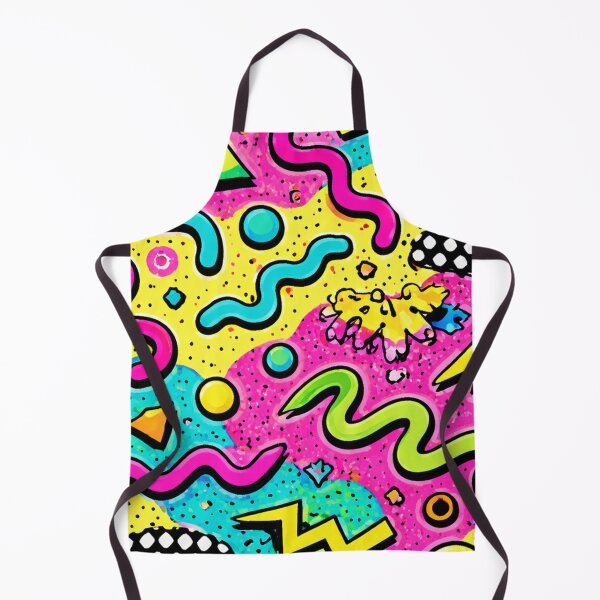 Item preview, 90s Neon Squiggle Pattern designed and sold by SassyArtistry.