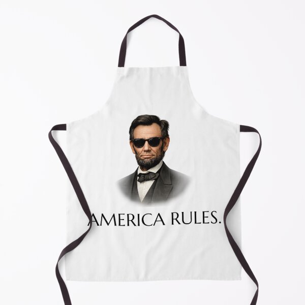 Item preview, American Rules -- cool Abraham Lincoln in shades designed and sold by The Sporty Nerd.