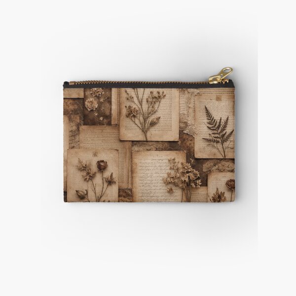 Item preview, Vintage Botanical Pressed Flowers Collage designed and sold by SassyArtistry.